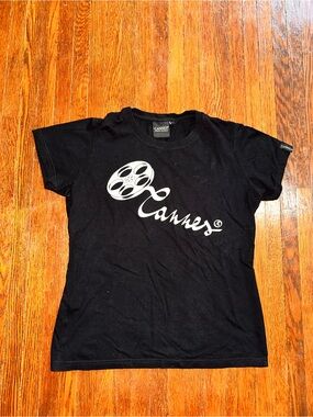 Women’s Large Cannes Official Product Black Short Sleeve Graphic Shirt